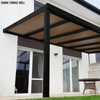 TANG Sun Shade Fabric Roll 8'x61' Shade Cloth for Garden Brown HDPE Mesh Shading Pergola Cover Replacement Canopy, 95% Blockage Sunshades for Outdoor Patio Backyard Plant