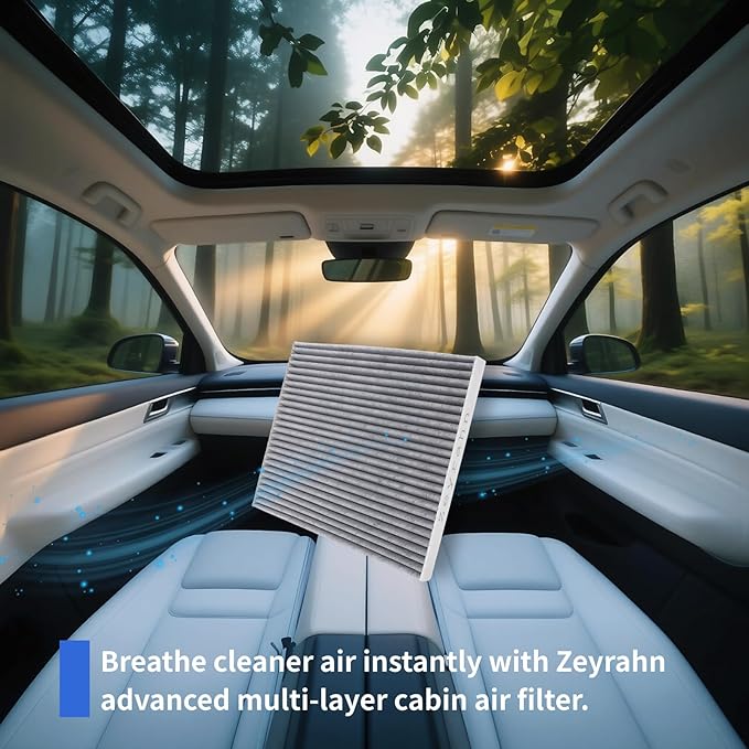 Cabin & Engine Air Filter Kit for 2019-2025 Chevrolet Silverado 1500, 2500HD, 3500HD, Suburban, Tahoe, GMC Sierra 1500, 2500HD, 3500HD, Yukon, 2021-2025 Cadillac Escalade
