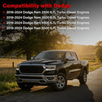 Filter Element Compatible with Dodge Ram 2500/3500/4500/5500 2019-2024 6.7L. Replace 68436631AA, 68157291AA, 53034051AB, 05083285AA, Fuel Filter, Oil Filter, Air Filter, Fuel Water Separator