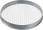 Repa Market Ø12 Inch Duct Cover – Galvanized Steel Round Duct Cap with Mesh Screen – HVAC Exhaust or Intake Vent – Exterior Pipe Air Outlet – Spiral Ventilation Ducting Metal End Plug