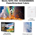 Fluorescent Light Covers - Classroom Covers for Ceiling Lights, 1 PCS 4 x 2 Feet Magnetic Light Filters, Classroom, Office Decor (Sunset)