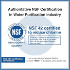 W10295370A Water Filter Replacement, Compatible with Everydrop Filter 1, Whirlpool EDR1RXD1, EDR1RXD1B, W10295370, WHR1RXD1, KAD1RXD1, P4RFKB2, P8RFWB2L, 46-9930, 46-9081 2PACK