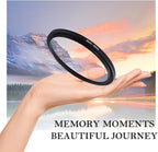 58-62mm Step-Up Ring Adapter, 58mm to 62mm Step Up Filter Ring for 58mm Lens Mount 62mm for DSLR Lenses and ND UV CPL IR Filters （58-62mm）