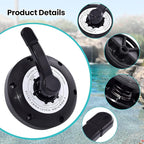 600-9600B/600-9600 1.5’’Multi-Port Valve Top Compatible with Waterways Sand Filter WVS003, for ClearWater, Carefree & TWM Sand Filter 7 Way Valve Lid