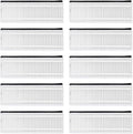 for Laresar Evol 3 Robot Vacuum Cleaner Washable Filter Reusable Dustproof Air Filter(10 PACK)