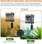 hygger Aquarium Activated Carbon, Premium Natural Coconut Shell Activated Charcoal for Freshwater and Saltwater, Fish Tank Filter Media, Water Purification Carbon (45.8 oz with Fine Mesh Bag)