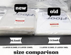 6.5Mil Clear Plastic Dust Collector Bags for Woodworking Dust Filter Drums and Systems, Upgraded Heavy-Duty Replacement Bags, 5-Pack