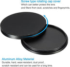 PATIKIL 49mm Lens Cap, Camera Lens Cap Cover Universal Lens Filter Stack Cap Front Metal Protective Case Cover with Cleaning Cloth for Photography Camera Filter