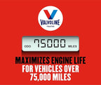 Valvoline High Mileage with MaxLife Technology 10W-30 Synthetic Blend Motor Oil 1 Quart