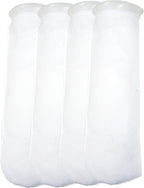 4 Pack - 4 Inch Ring Filter Socks 200 Micron - Aquarium Felt Filter Bags -4 Inch Ring by 16 Inches Long [Long Version] - Fits Eshopps and Aqueon - 4 Pack