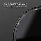 Urth 43mm Magnetic UV, Circular Polarizing (CPL), ND8, ND1000 Lens Filter Kit (Plus+)