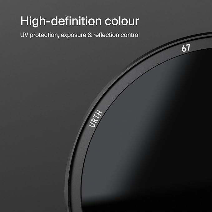 Urth 43mm Magnetic UV, Circular Polarizing (CPL), ND8, ND1000 Lens Filter Kit (Plus+)