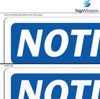 OSHA Notice Sign - Filtered Air Box Sticker End Up | Aluminum Sign | Protect Your Business, Construction Site, Warehouse & Shop Area | Made in The USA