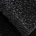 Cut to Fit Activated Carbon Media Pad, Pre Filter Carbon Sponge for Aquarium, Fish Tank, Pond, Reef Canister (9.8 x 9.8 x 0.4 inch 3pcs)