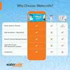 Pool and Spa Rapid Bacteria Test by Watersafe, Detects Down to 1 Bacteria/μL in 15 Minutes, Including E. coli and Salmonella. 20 Tests.