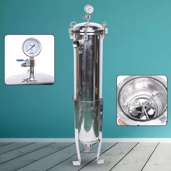 304 Stainless Steel Bag Filter 2 Easy to Reach in The US Warehouse Efficient and Airtight Work
