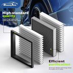Engine & Cabin Air Filter for 2014-2018 Mazda 3 (2.0L)/ 2014-2018 Mazda 3 (2.5L)/2014-2021 Mazda 6 (2.5L) Air filter for Car Replacement CF11811 CA11259 Automotive Accessories-2 Pack