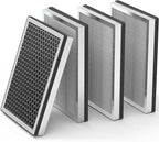 JF260 Replacement Filter Compatible with JF260/JF260S Air Purifier, H13 Grade HEPA Activated Carbon Filter, Part JF260-RF, 4Pack