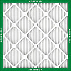 Filterbuy 18x18x1 Air Filter MERV 8 Essential Dust & Allergy Defense (4-Pack), Electrostatic Pleated HVAC AC Furnace Filters Replacement, Made in USA (Actual Size: 17.75 x 17.75 x 0.75)