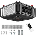 Abestorm 270 Degree Intake Air Filtration System, 780 CFM Workshop Hanging Dust Collector with Remote Control, Ceiling Mounted for Woodworking Shops and Garage, 2-speed Adjustment, DecDust 780
