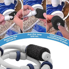 12 Packs Aquarium Fish Tank Filter Sponge, for Polaris Pool Cleaner Parts & Sweep Hose Tail Scrubbers Replacement, Fits 180 280 360 380 480 3900 Models
