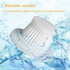 Hepa Filters Replacement compatible with UPFOX Car Vacuum Portable Cordless, Filters for LIPWUS Portable Mini Car Vacuum, 3pack Washable Filters Works on Absob AB-105 Handheld Vac.