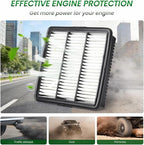 Cabin & Engine Air Filter Fit for ELANTRA (2021-2025), ELANTRA N 2022, KONA (2024-2025), Replacement Air filter CF12820 CA12879