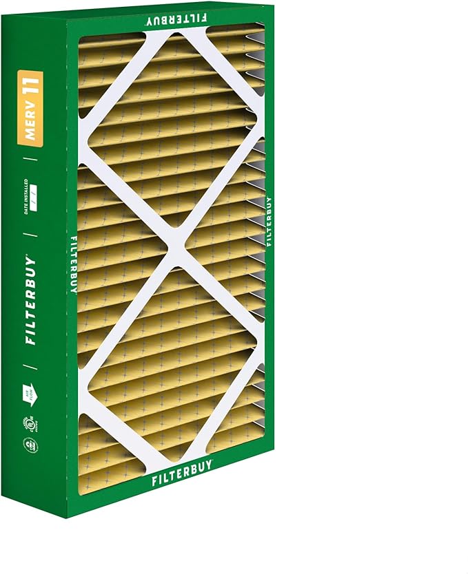 Filterbuy 16x26x5 Air Filter MERV 11 Superior Pet & Allergy Defense (3-Pack), Pleated HVAC AC Furnace Filters for Electro-Air, Emerson, White Rodgers, and More (Actual Size: 16.00 x 25.75 x 4.88)