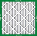 Filterbuy 18x18x2 Air Filter MERV 8 Essential Dust & Allergy Defense (2-Pack), Electrostatic Pleated HVAC AC Furnace Filters Replacement, Made in USA (Actual Size: 17.75 x 17.75 x 1.75)