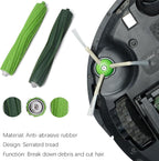 26 Replacement Parts for iRobot Roomba i7 i7+ i3 i3+ i4 i4+ i5 i5+ i6 i6+ i8 i8+ E5 E6 E7 Robot Vacuum Accessories, 2 Rubber Roller 8 Filters 8 Side Brushes 8 Vacuum Bags（NOT Fit the Combo J7+）