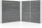 2Pcs Capume for Cabin Air Filter JM133 Fits for 2021-2025 Elantra, 2022-2024 Ioniq 5, 2021-2025 Santa Fe, 2020-2025 Sonata, 2022-2025 Tucson, 2021-2025 K5, Fits 97133 - L1000, 97133-N9100, PC99594P