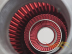 RED 6" 152 mm Inlet Truck Air Cone Replacement Performance Washable Clamp-On Dry Air Filter (8" Tall)