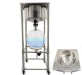 INTSUPERMAI 50L Buchner Funnel Filtering Kit, with 50L Vacuum Flask, Stainless Steel Frame, Negative Pressure Filtration, Lab Vacuum Suction Filter for Liquid-Liquid Extraction