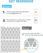 Reusable 14x20x1 Air Filter (MERV 8), 1 Foldable Frame + 6 Refills (Not Individual Filters), Greener HVAC AC Furnace Air Filters MPR 700&FPR 5(Actual Size:13.75"x19.75"x0.75")