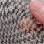 MRYBD 304 Stainless Steel Woven Wire Mesh Small 1mm Hole Fine Wire Mesh, 30 Mesh Drain Cover Mesh, Garden Insect Screen, for Air Bricks, Window, Vents, Filter 1x18m