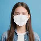 NNPCBT White Disposable Face Masks 125 Pack,3-Ply Breathable Mask For Adults,Great For Outdoors,Home, Office, School