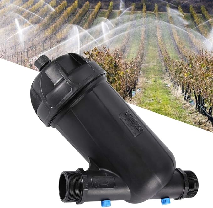 Agricultural Farm Y Type Mesh Filter Gardening Drip Irrigation Filtration Equipment 2in DN50 MNPT for Greenhouse Agricultural Garden Irrigation (Large (Overweight))