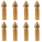 8Pcs K1 Nozzles 0.4mm, Brass High-Speed 3D Printer Nozzles Compatible with Creality Ender 3 V3 KE, K1, K1 Max, CR-K1, CR-10 SE, CR-M4 –Durability & Smooth Filament Flow,