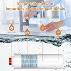 51300C Replacement Filter, 3 Packs Replacement for EzH2O Filter Bottle Stations, 3000 Gallon 51300C Water Filter Replacement for ERF750, 51299C, 55898C EWF3000(No Chip)
