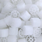 Moving Bed Bio Filter Media - 20mm, White, for Koi Ponds, Aquariums, Aquaculture, Aquaponics (1 Gallon)