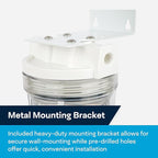 SpiroPure Clear Water Filter Housing 10 inch / 2.5 x 10 / 158117 Transparent Standard Housing
