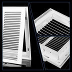 24 x 14 Return Air Grille [Duct Opening Size],Return Air Vent Cover for Wall Or Ceiling,Steel Return Air Filter Grilles Removable Face/Door for 1 Inch Filters (24"W x 14"H [Duct Opening])