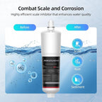 AP431 Replacement Cartridge for Aqua-Pure AP430SS, MIZUDO Whole House Scale Inhibitor, Heater Softener System, Prevents Scale Buildup on Hot Water Heater, Water Softener, 1 Pack