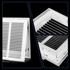 30x12 Return Air Grille [Duct Opening Size],Return Air Vent Cover for Wall Or Ceiling,Steel Return Air Filter Grilles Removable Face/Door for 1 Inch Filters (30"W x 12"H [Duct Opening])