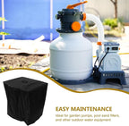 Alasum Pool Pump Cover Protective Cover for Outdoor Filter Pumps Easy Installation for Use Weather-Resistant