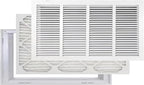 Venti Air Steel Return Air Filter Grille with MERV 11 Filter Pre-Installed - Removable Face/Door for 1 inch Filters - HVAC Duct Cover Grill (2-3 Business Day Delivery) (HFG2418F)