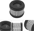 EMF10 Vacuum Oil Mist Filter Kit 2 Pcs For Edwards RV3 RV5 RV8 RV12 2-Stage Rotary Vane Pump, Including A22304198 Oil Mist Element and A22304079 Odour Element