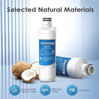 Waterdrop LT1000PC ADQ747935 Refrigerator Water Filter and Air Filter, Replacement for LG® LT1000P®, LMXS28626S, LFXS26973S, LFXS26596S, LFXS28596S, ADQ74793501, ADQ74793502 and LT120F®, 2 Combo