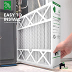 EconoHome 20x25x4 AC Furnace Pleated Air Filter MERV 11 Replacement – Allergen Defense, 5 Pack, Fits Lennox (X6673), Honeywell (FC100A1037) filters. (Actual size: 19.94 x 24.86 x 4.36 Inches)