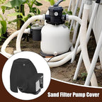 Pump Shield Cover - Weatherproof Pool Equipment Protector | UV Resistant Pond Filter Guard Wrap, Outdoor Motor Enclosure Box for Patio Yard Landscaping Deck Use